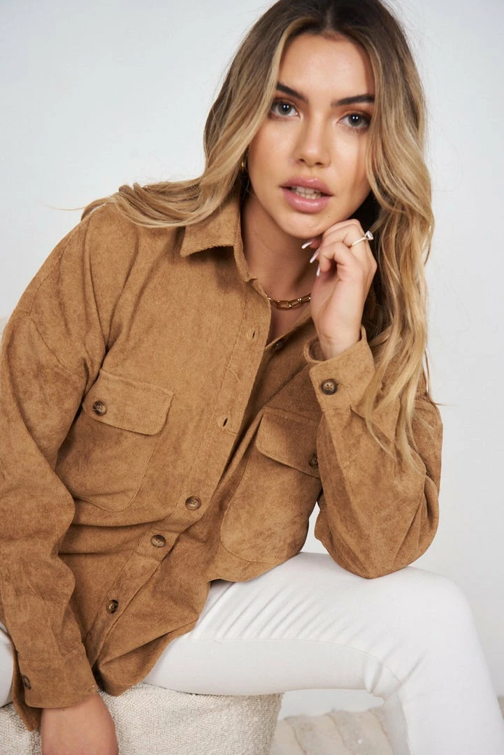 Desire CLOTHING Lyndi Top - Camel 3 Desire CLOTHING Lyndi Top - Camel