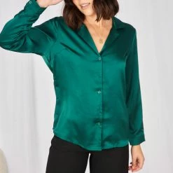 Qtrend Fashion PTY LTD CLOTHING Macey Top - Emerald