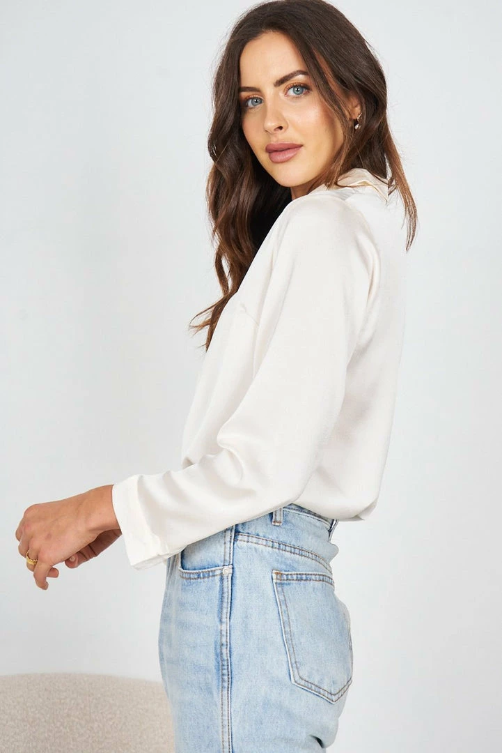 Qtrend Fashion PTY LTD Macey Top - White 5 Qtrend Fashion PTY LTD Macey Top - White