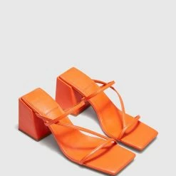 Cherrichella FOOTWEAR Texta Heels Orange