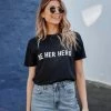 Be Hers CLOTHING Dream Free Hero Tee - Black