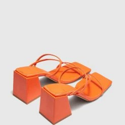 Cherrichella FOOTWEAR Texta Heels Orange