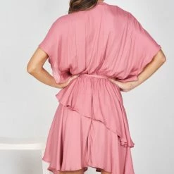Evermore Fashion CLOTHING Melantha Dress - Rose
