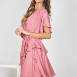 Evermore Fashion CLOTHING Melantha Dress - Rose 9 Evermore Fashion CLOTHING Melantha Dress - Rose