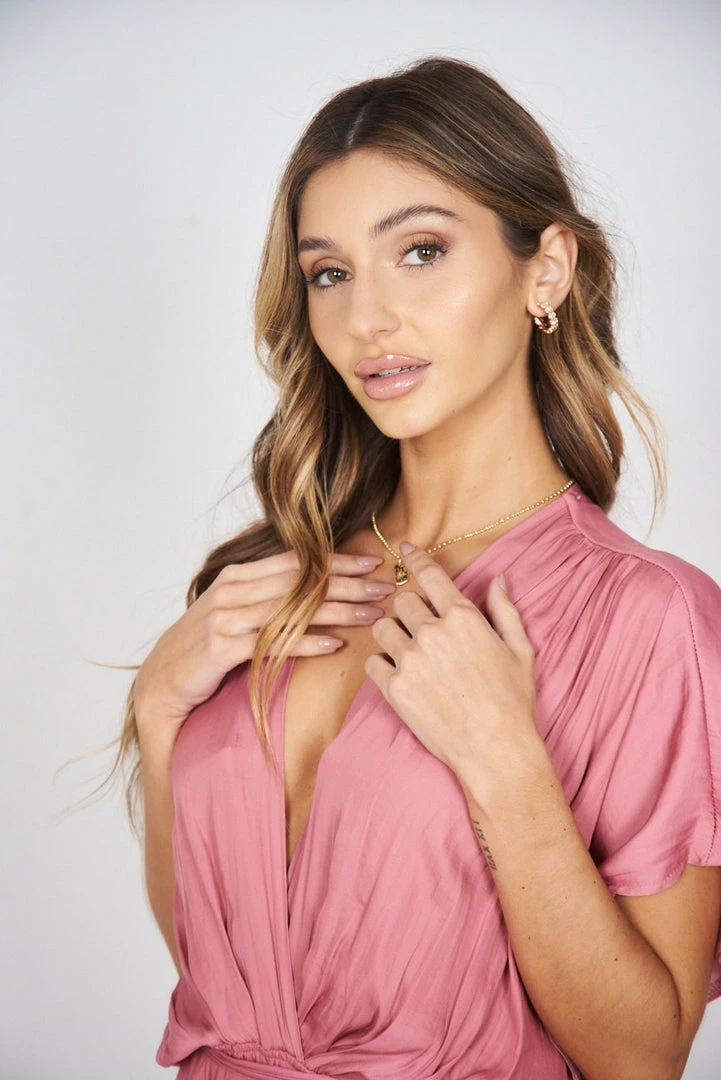 Evermore Fashion CLOTHING Melantha Dress - Rose 6 Evermore Fashion CLOTHING Melantha Dress - Rose