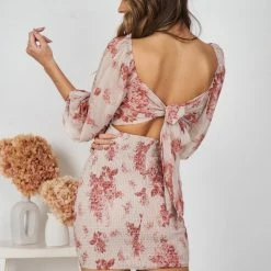 Kaarlo Fashion Pty Ltd CLOTHING Nigella Dress - Beige Floral