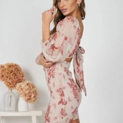 Kaarlo Fashion Pty Ltd CLOTHING Nigella Dress - Beige Floral