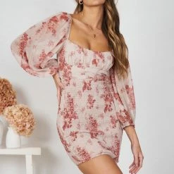 Kaarlo Fashion Pty Ltd CLOTHING Nigella Dress - Beige Floral