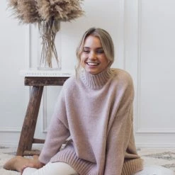 HQ Fashion Tay Jumper - Blush CLOTHING