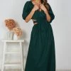 Wild Ginger Paulene Dress - Emerald