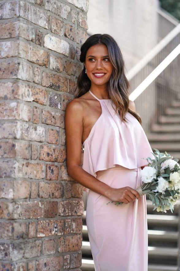 Esther Luxe Peony Dress - Blush 7 Esther Luxe Peony Dress - Blush