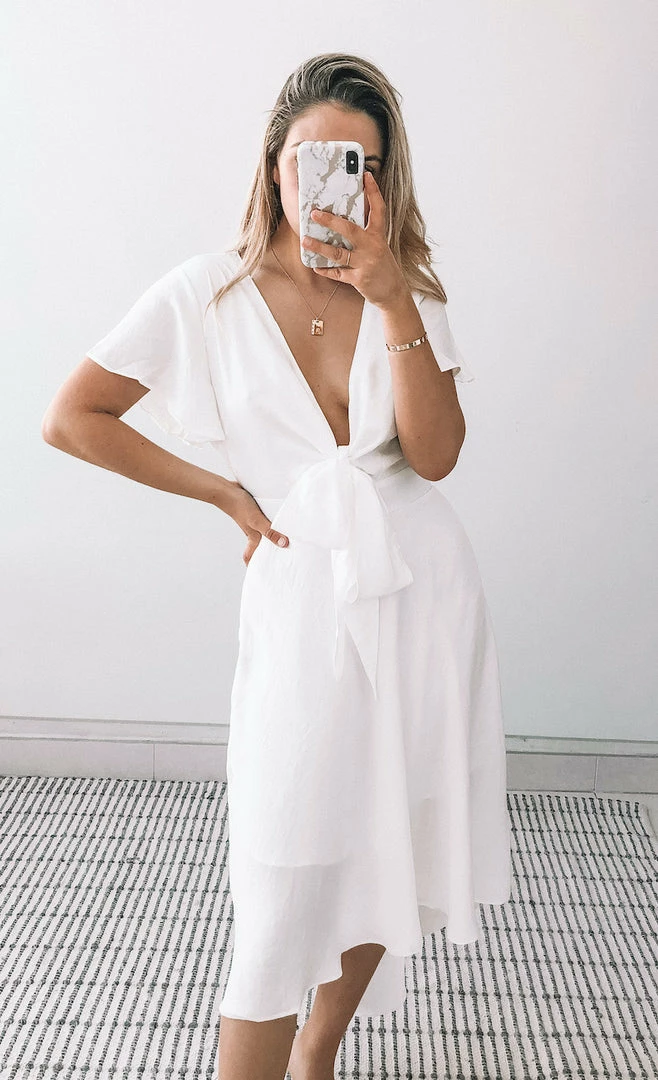 Esther The Label Bryla Dress - White 7 Esther The Label Bryla Dress - White