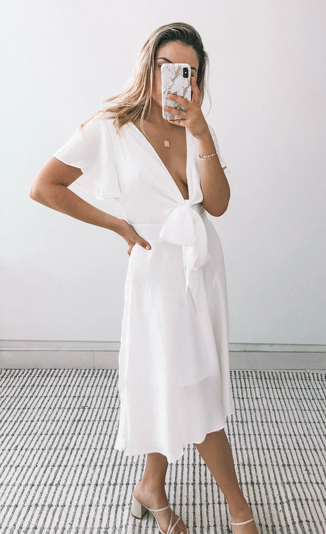 Esther The Label Bryla Dress - White 8 Esther The Label Bryla Dress - White