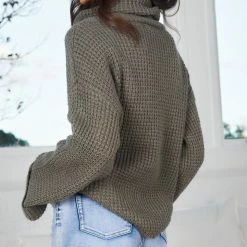 HQ Fashion CLOTHING Phylis Knit - Dark Khaki