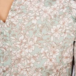 Willo Fashion Saranna Top - Sage Print