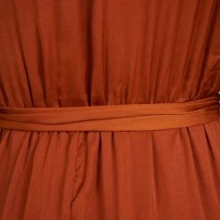 Ebby And I Sienna Dress - Rust CLOTHING