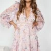 Wild Ginger CLOTHING Talullah Dress - Pink Print 2 Wild Ginger CLOTHING Talullah Dress - Pink Print