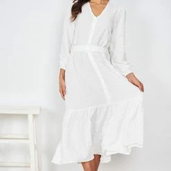 Dream House CLOTHING Tamela Dress - White