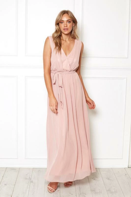 Esther Luxe CLOTHING Tulip Maxi Dress - Dark Blush 3 Esther Luxe CLOTHING Tulip Maxi Dress - Dark Blush