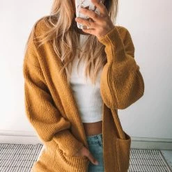 HQ Fashion Marvel Cardigan - Mustard