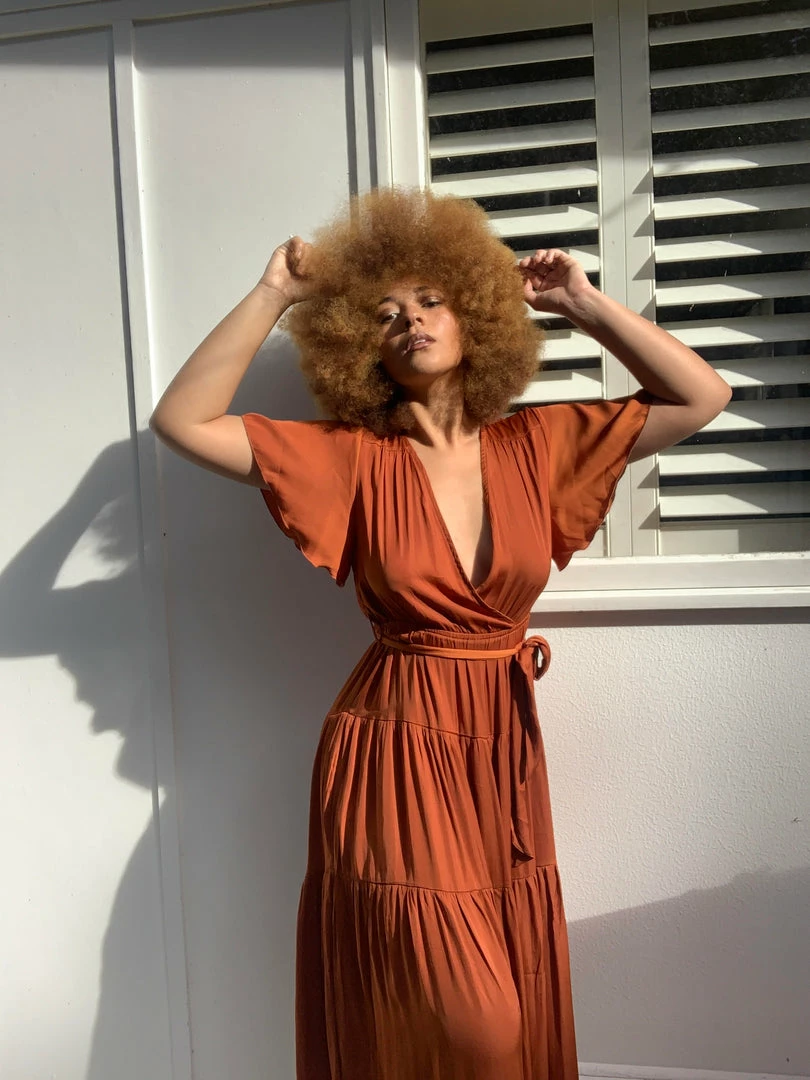 Esther The Label Given Dress - Burnt Orange 7 Esther The Label Given Dress - Burnt Orange